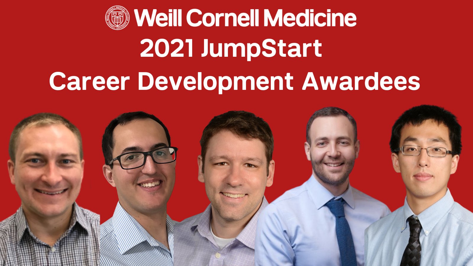 Dr. Nicholas Brady received the JumpStart Research Career Development Award at Weill Cornell Medicine